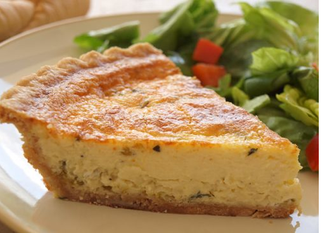 Leek and Parmesan Quiche