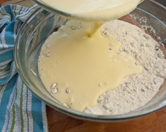 soda-bread-combining-ingredients