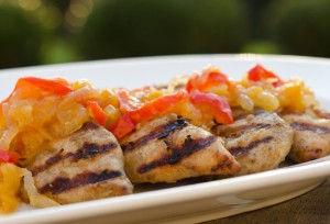 ginger-chicken-with-chutney