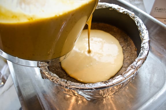 pouring-batter-into-crust