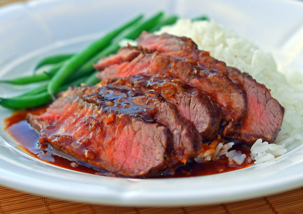 Broiled Asian-Style Flat Iron Steak - Once Upon a Chef