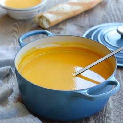 Butternut Squash & Sweet Potato Soup