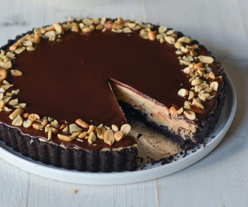 how to make chocolate peanut butter pie