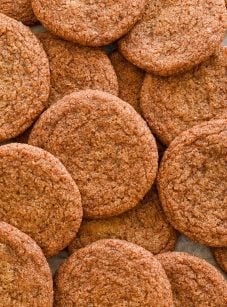 pile of ginger cookies