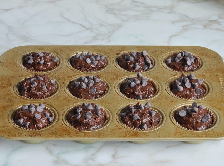 how to make chocolate muffins