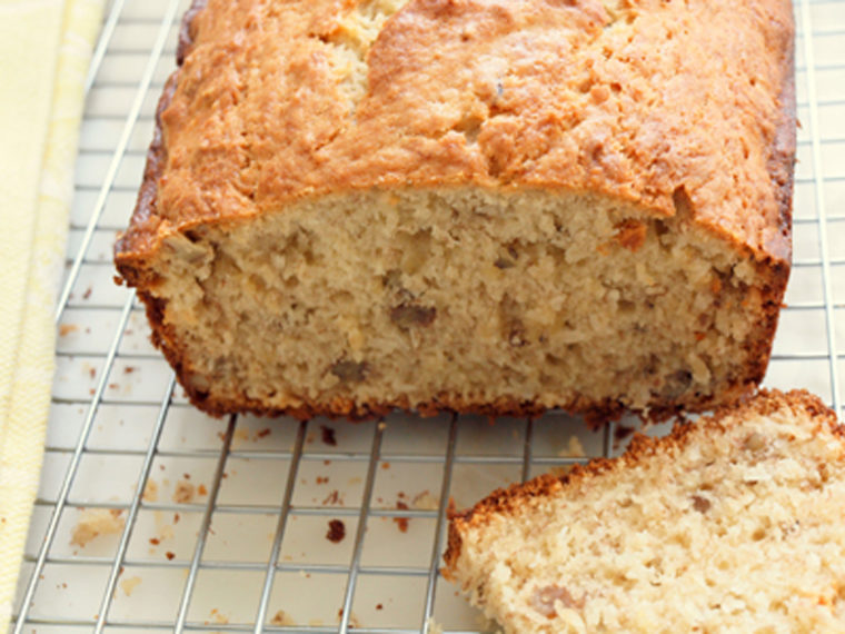 Banana Bread with Coconut and Pecans