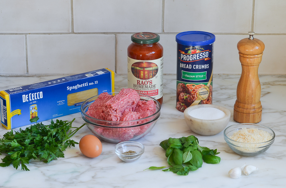 spaghetti and meatball recipe ingredients
