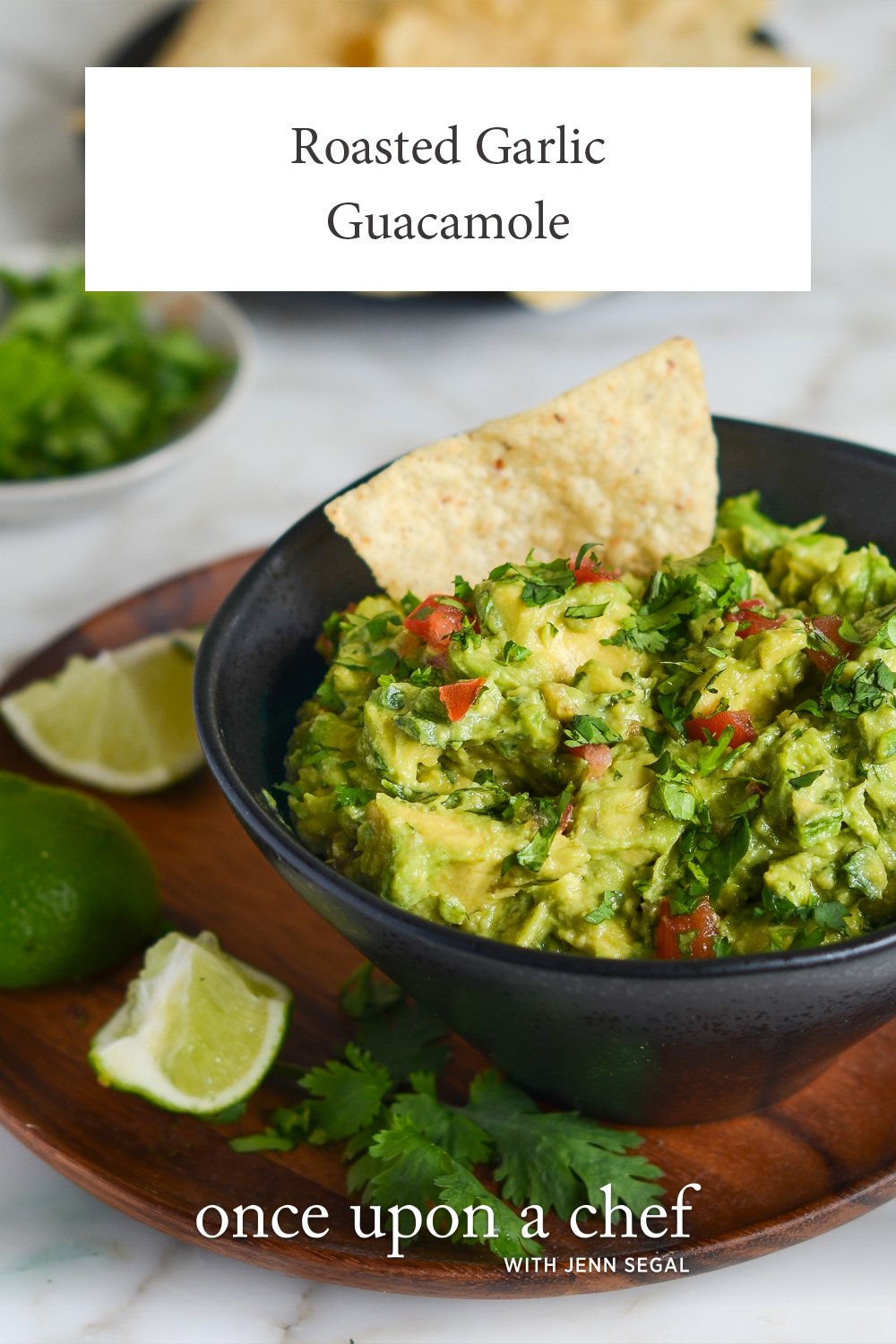 Roasted Garlic Guacamole Once Upon a Chef