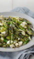 Grilled Asparagus Salad with Lemon and Feta
