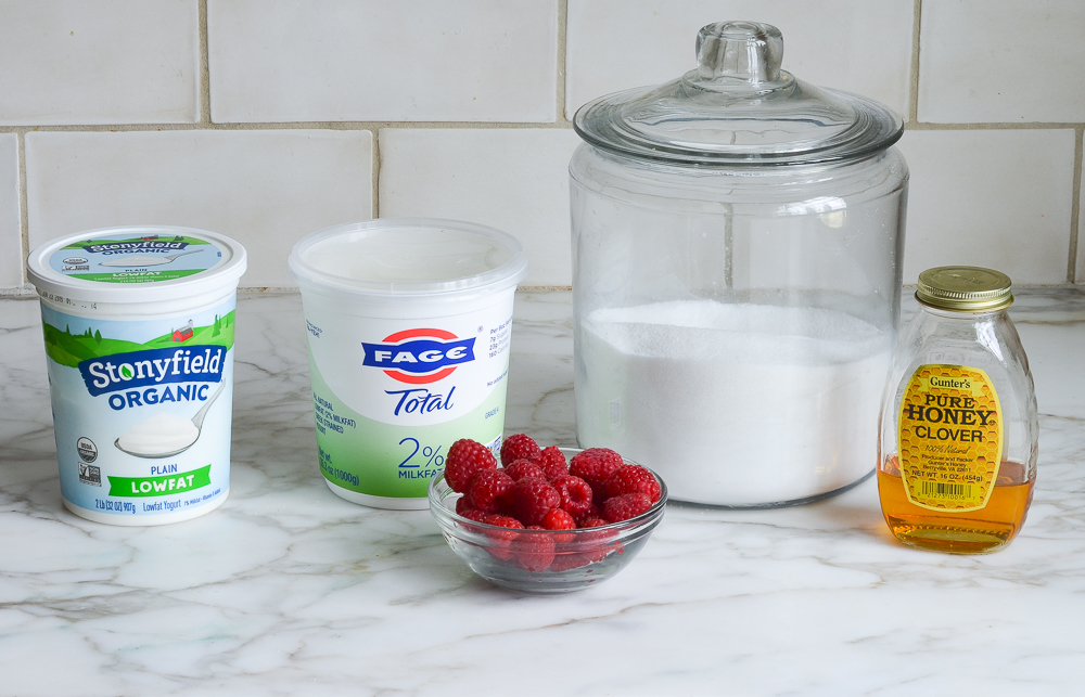 ingredients for tart frozen yogurt