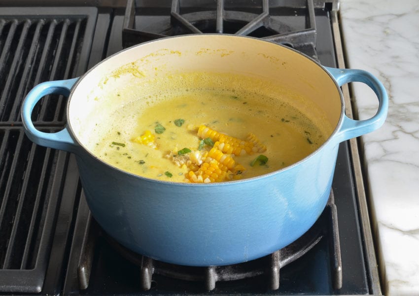 how to make corn soup