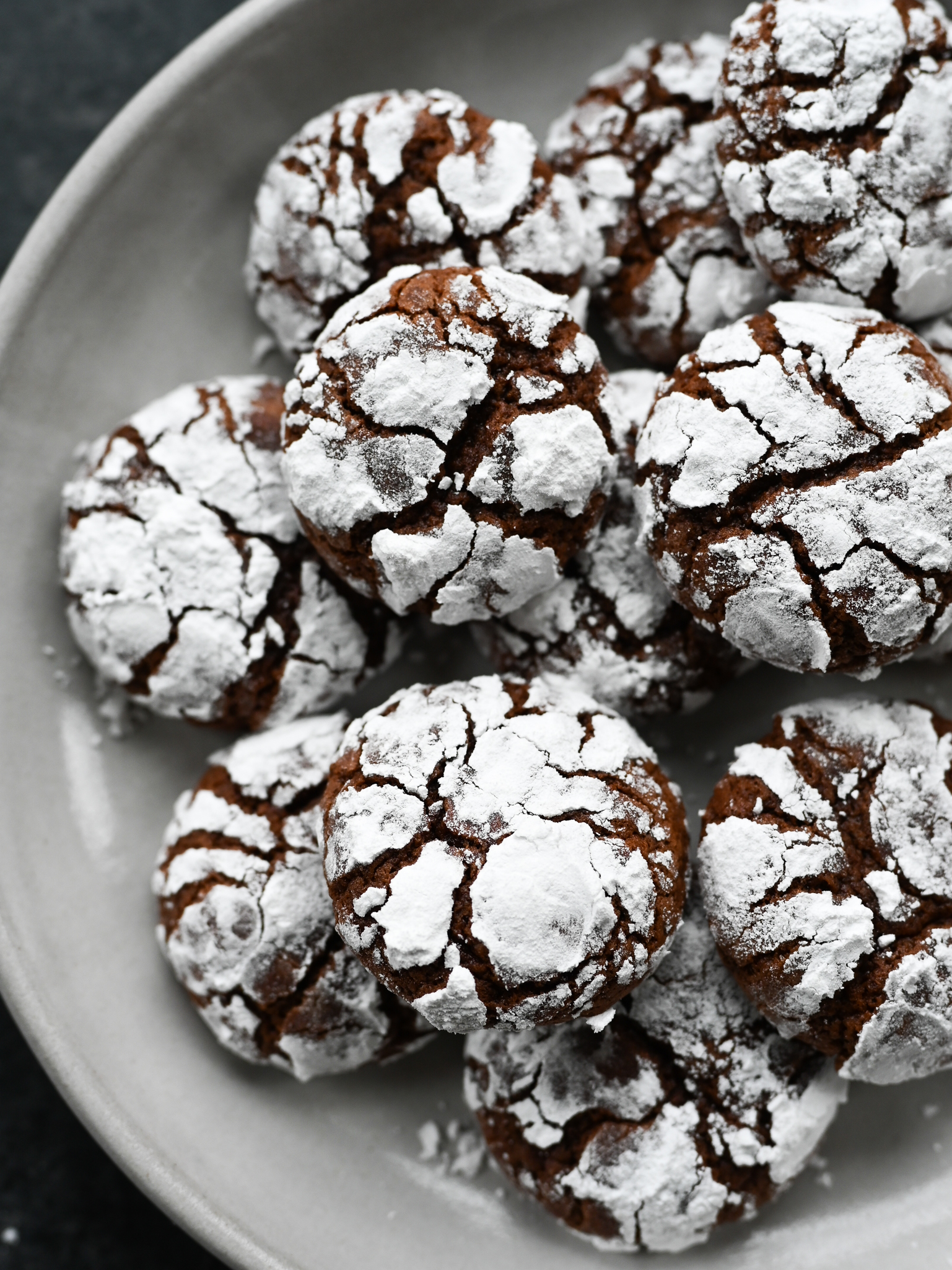 Chocolate Crinkle Cookies - Once Upon a Chef