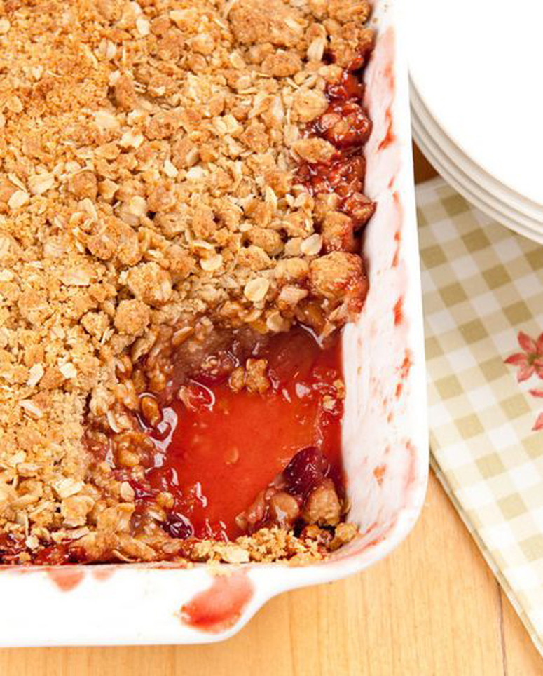 Apple Cranberry Oat Crumble - Once Upon a Chef