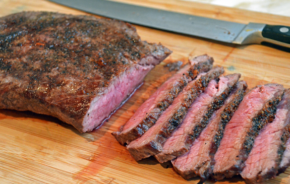 slicing-steak