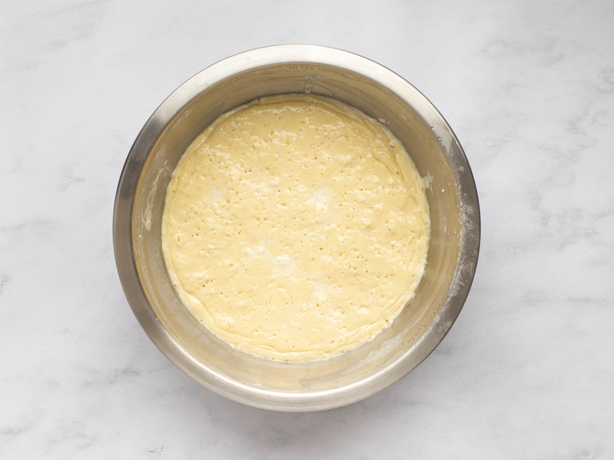 batter after rising