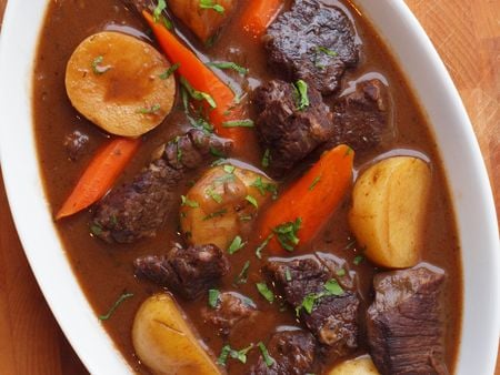 Beef Stew with Carrots & Potatoes