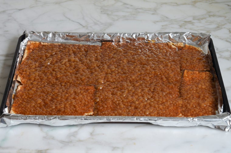 Chocolate Toffee Matzo Crack Once Upon a Chef