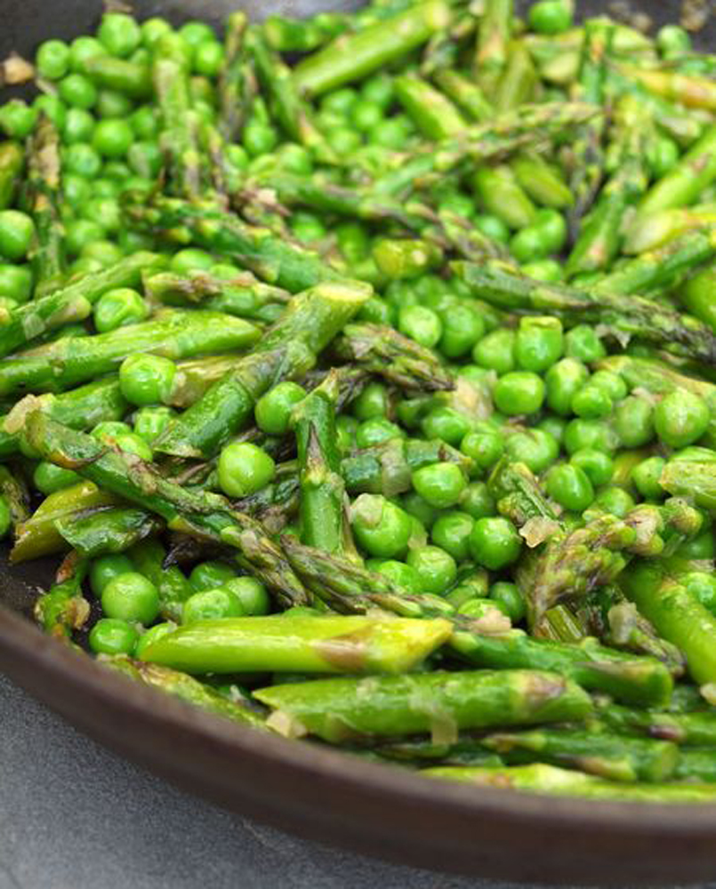 Sautéed Asparagus and Peas - Once Upon a Chef