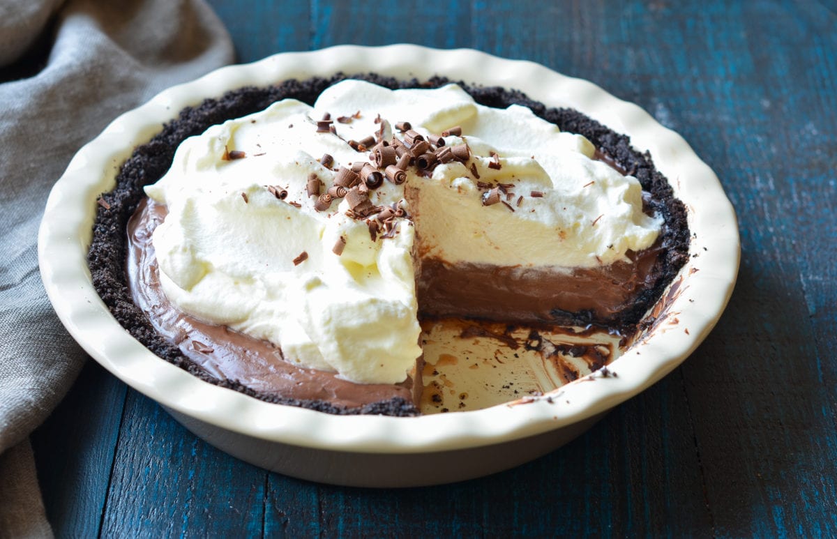ingredients for chocolate cream pie