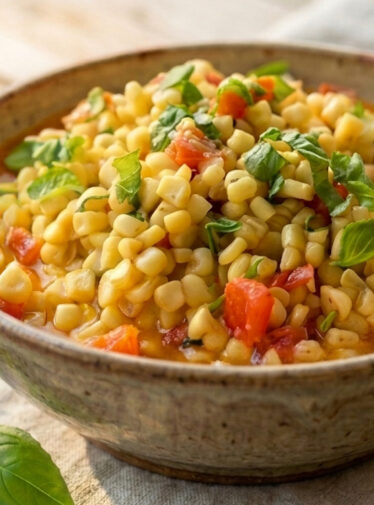 Chesapeake corn tomatoes and basil