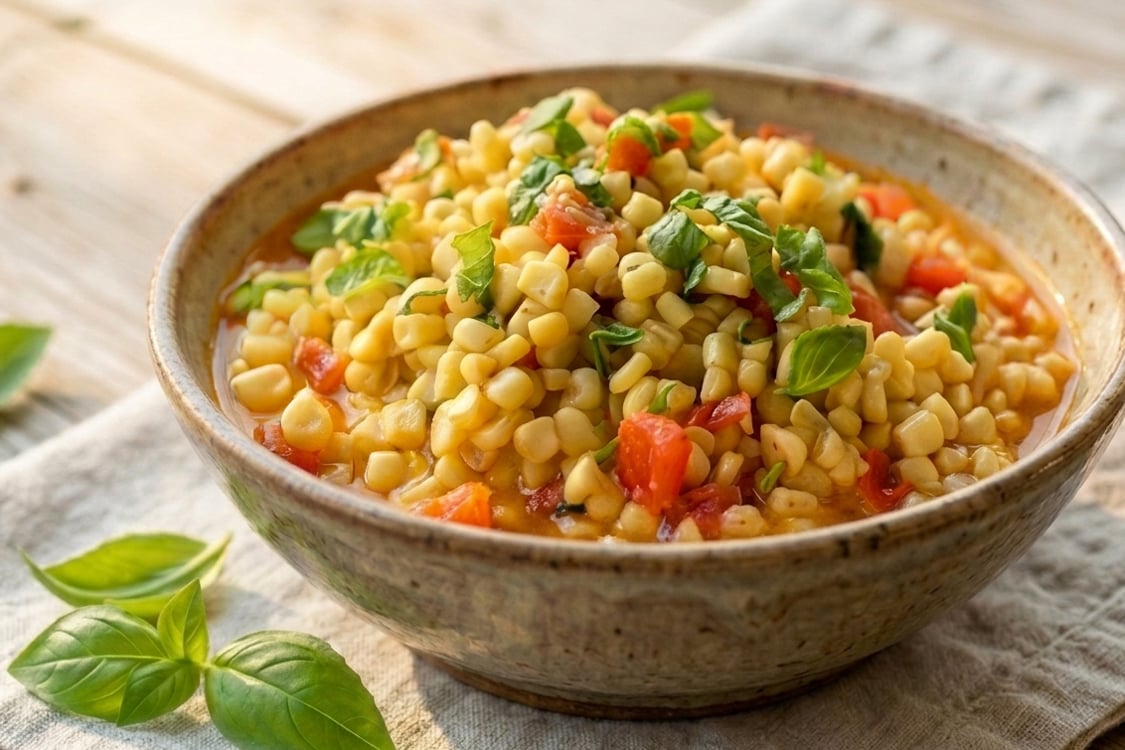 Chesapeake Corn, Tomatoes & Basil