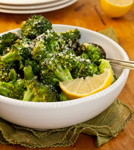 Garlicky Roasted Broccoli With Parmigiano Reggiano Once Upon A Chef