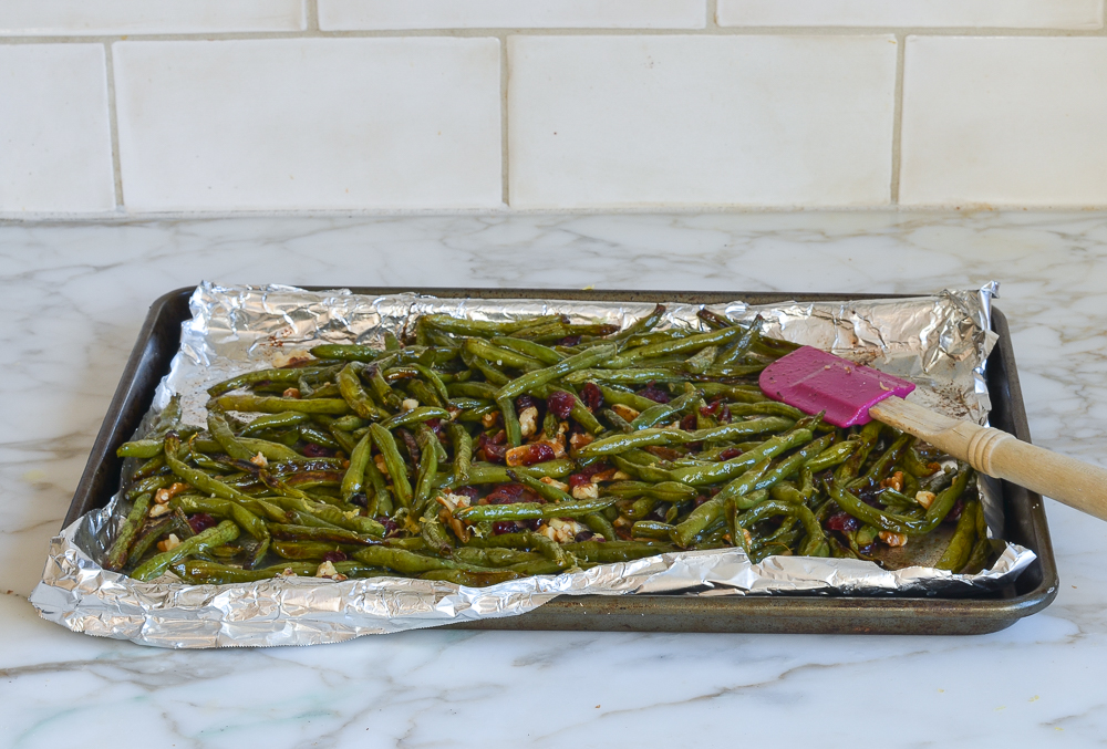 how to make roasted green beans