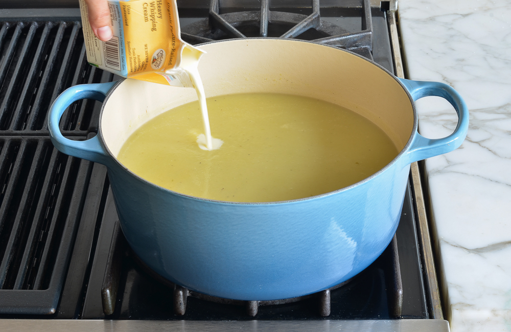 how to make potato leek soup