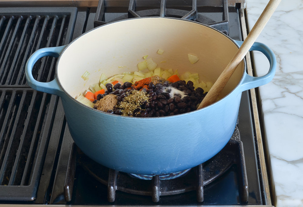 how to make black bean soup