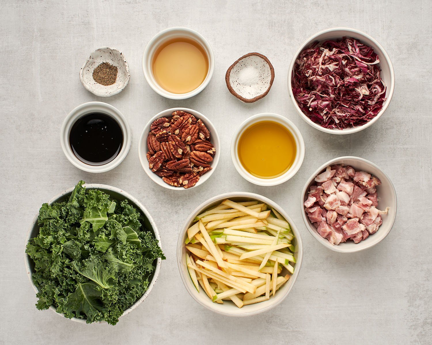 Kale, Apple and Pancetta Salad Once Upon a Chef