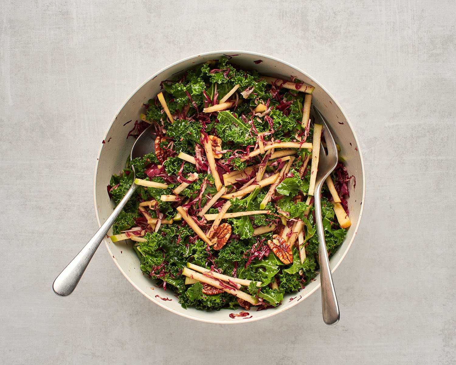 Kale, Apple and Pancetta Salad Once Upon a Chef