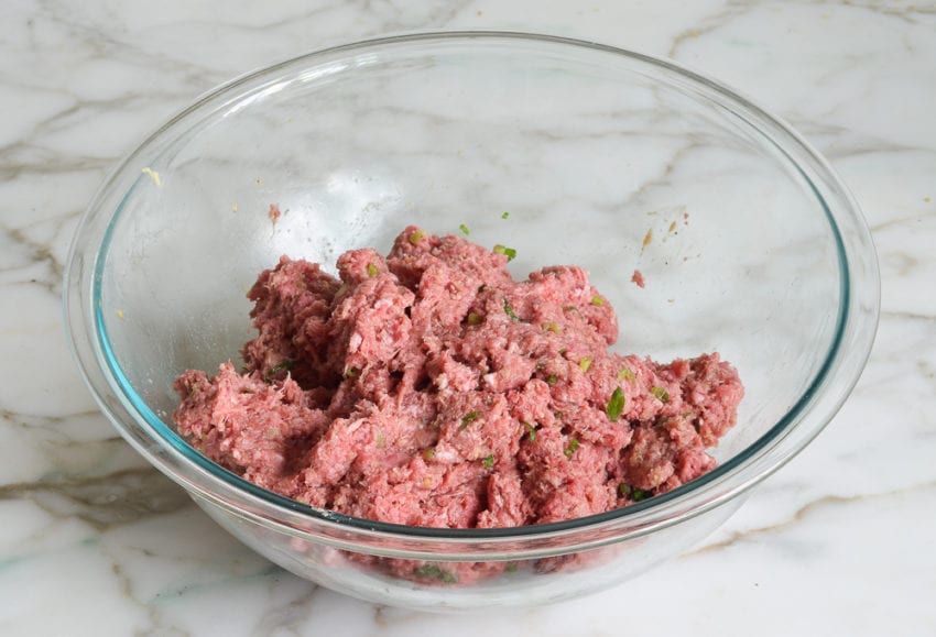 meat mixture for burgers