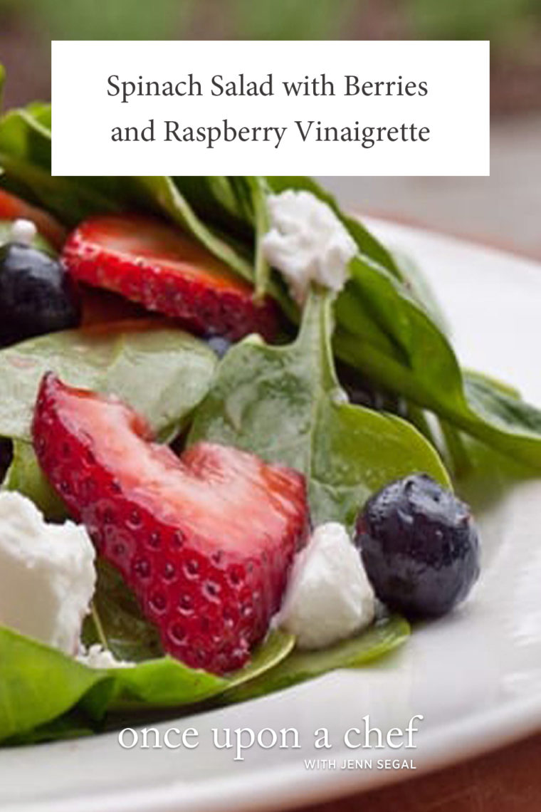 Spinach Salad with Berries and Raspberry Vinaigrette