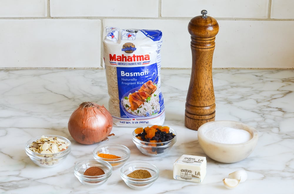 Rice Pilaf with Dried Fruit and Almonds Once Upon a Chef