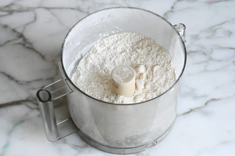 blended flour and butter mixture