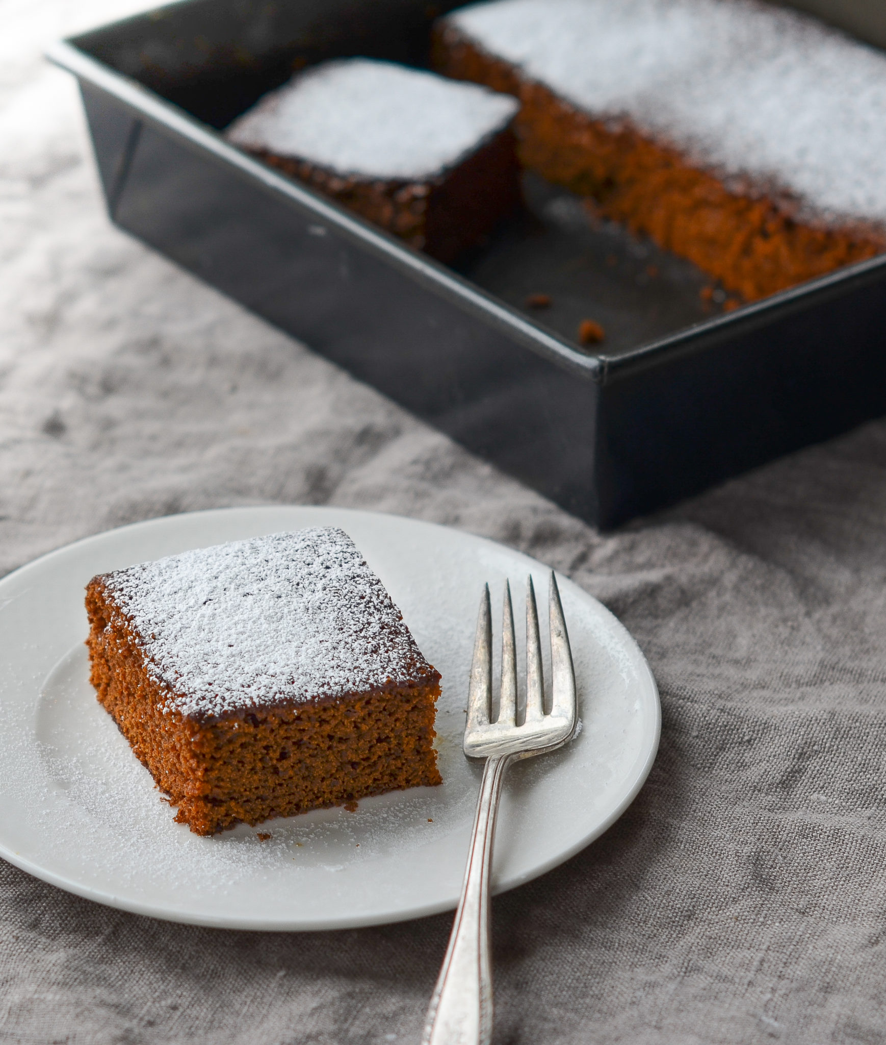 Sticky Ginger Loaf with Salted Caramel Icing  dish  Dish Magazine