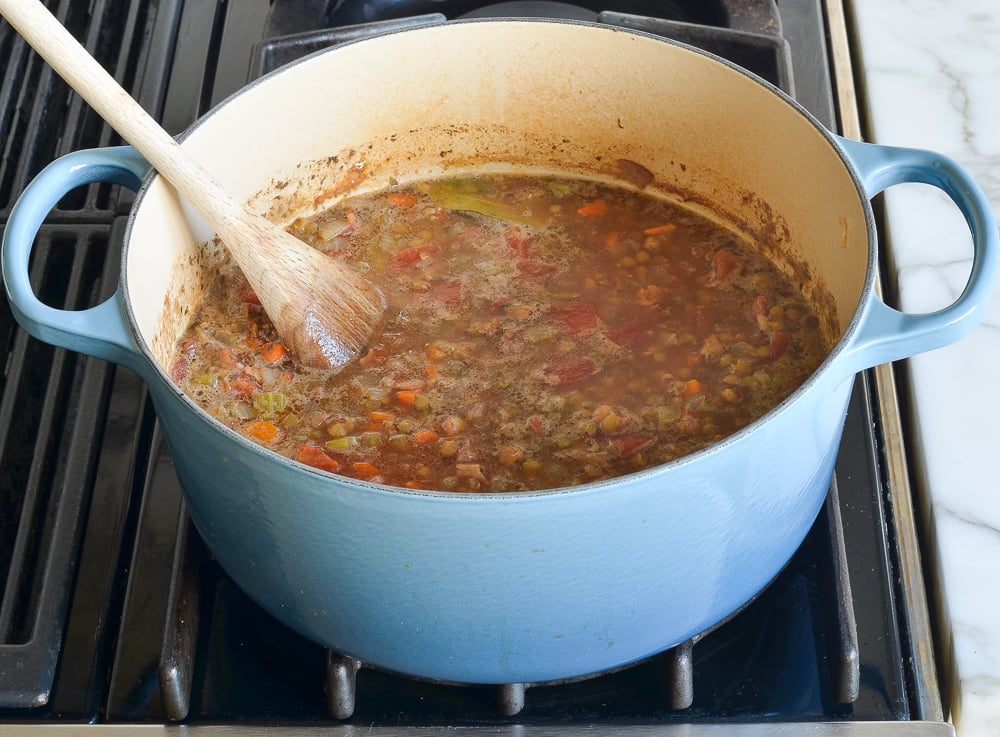 how to make french lentil soup