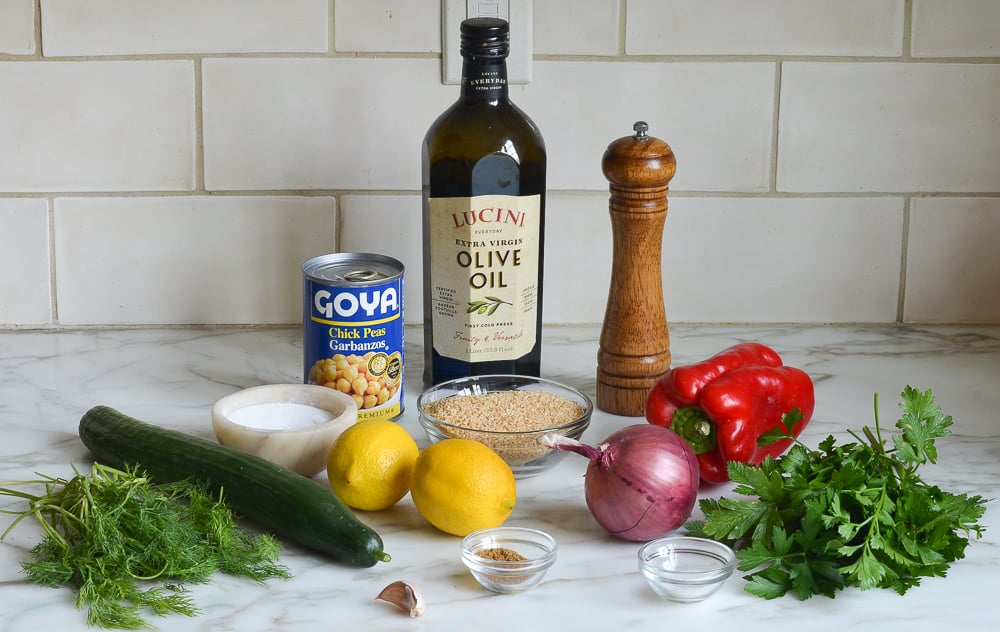 bulgur salad ingredients