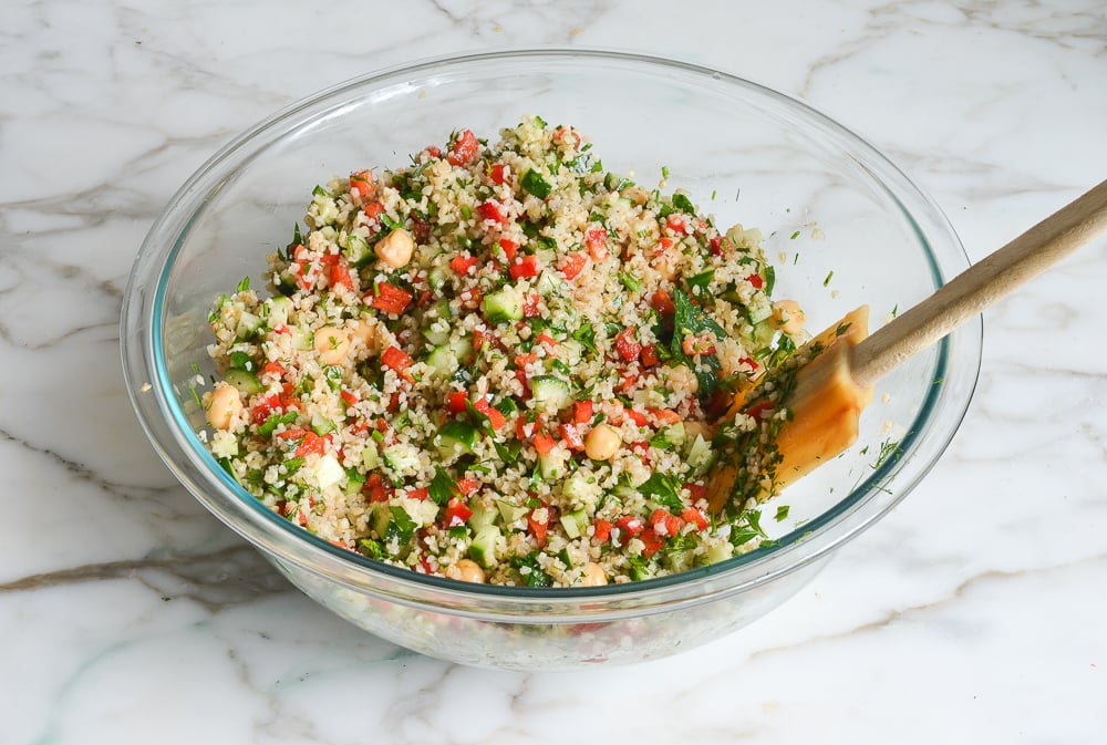 Mediterranean Bulgur Salad Recipe - Fresh & Make-Ahead