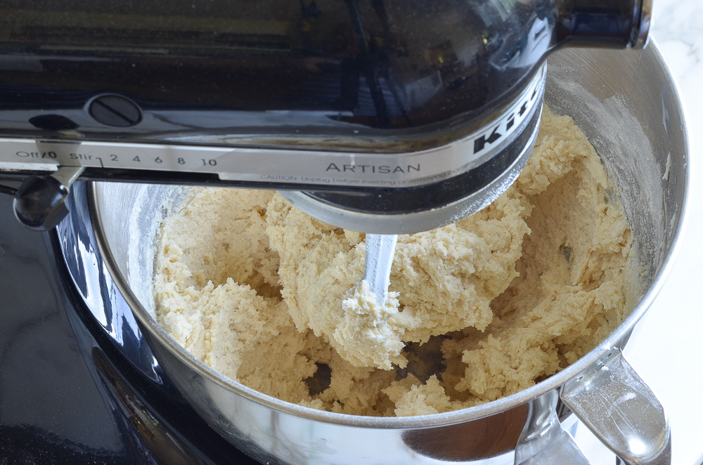 mixed sugar cookie dough