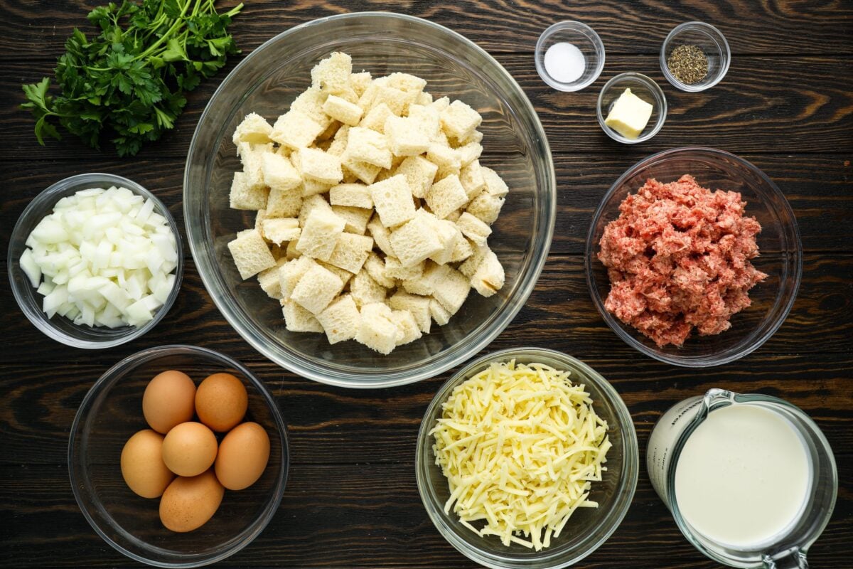breakfast casserole ingredients