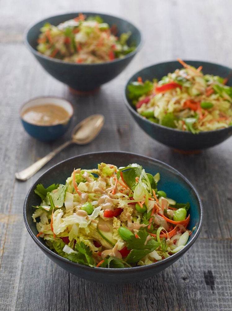Thai Crunch Salad with Peanut Dressing Once Upon a Chef