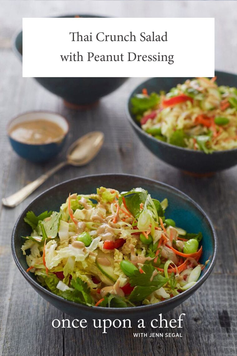 Thai Crunch Salad With Peanut Dressing Once Upon A Chef