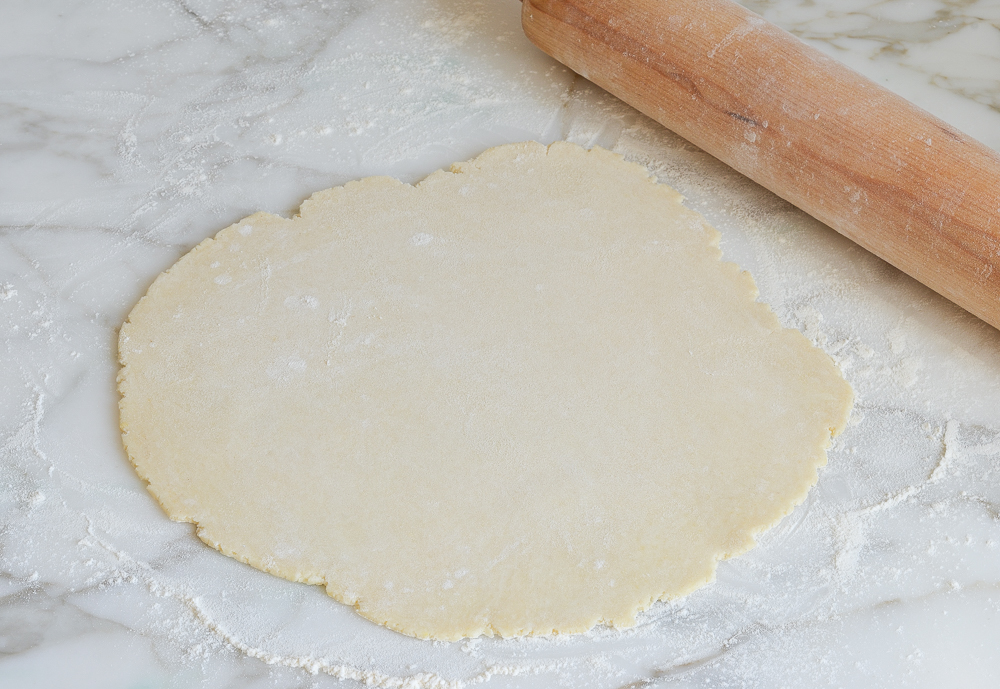 11-in circle of dough
