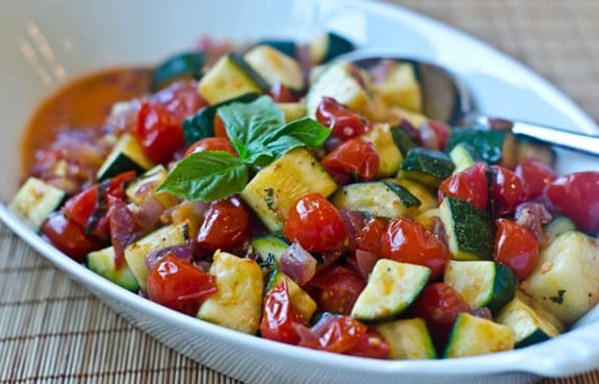 Sautéed Zucchini and Cherry Tomatoes-image