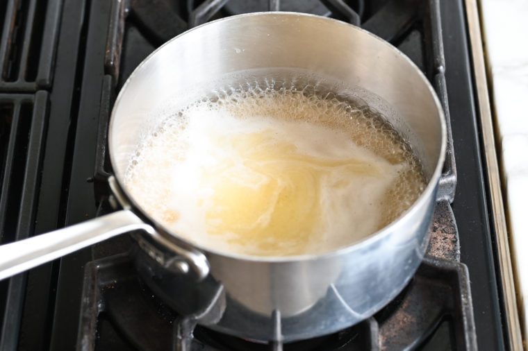 basmati rice boiling in water