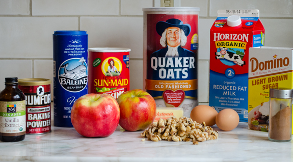 baked oatmeal ingredients