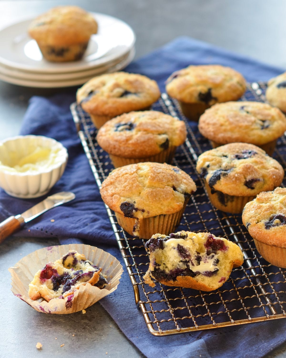 Ang pinakamahusay na blueberry muffins - Quixelo