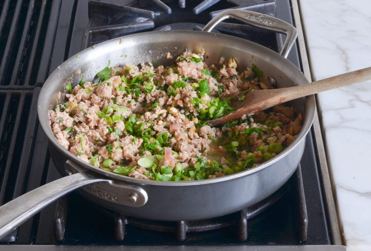 ThaiStyle Minced Chicken Lettuce Cups Once Upon a Chef