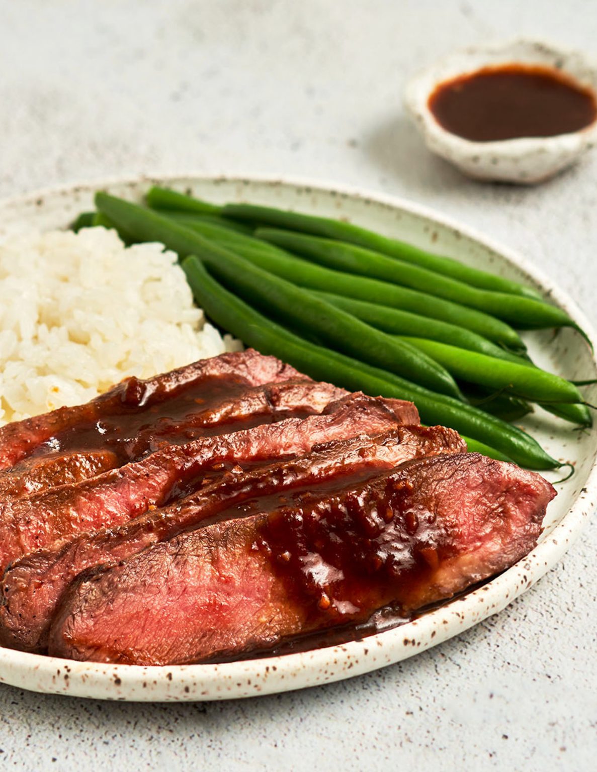 Broiled Flat Iron Steak with Soy Ginger Sauce Once Upon a Chef